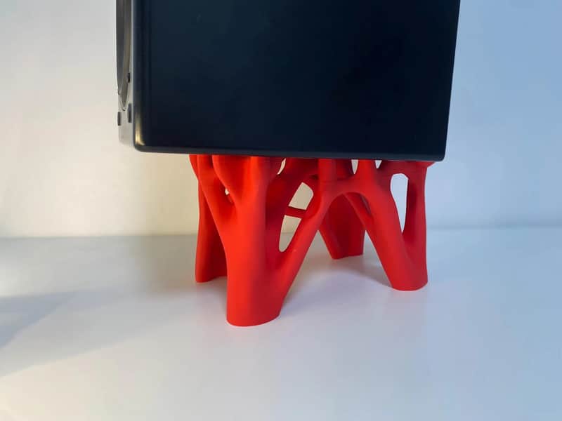 3D-Printed Speaker Stands (Set of 2) – Generative Design Inspired by Organic Structures for Modern Studio Setup image 1
