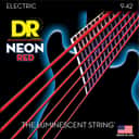 DR Strings Neon Electric Guitar Strings - .009-.042 Light Red