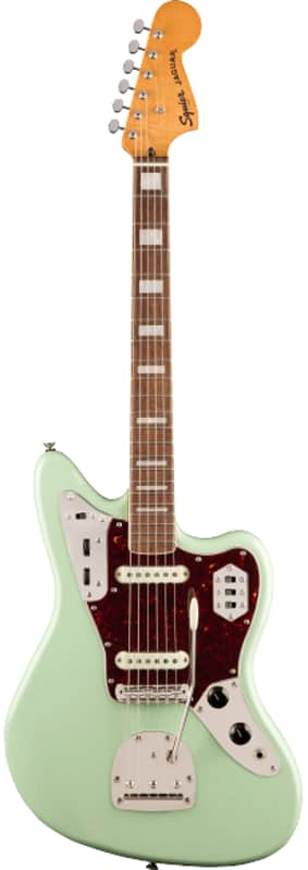 Mint Fender Squier Classic Vibe '70s Jaguar®, Laurel Fingerboard, Surf Green Finish image 1