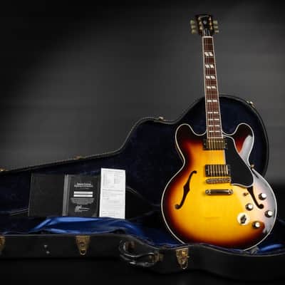2009 Gibson Memphis ES-345 Stereo Reissue - Vintage Sunburst | USA Semi-Hollow Classic '57 Humbuckers Varitone Switch | OHSC image 1