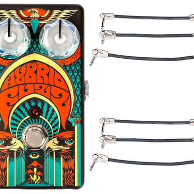 MXR CSP041 Hybrid Fuzz Face Pedal + 2x Gator Patch Cable 3 Pack image 1
