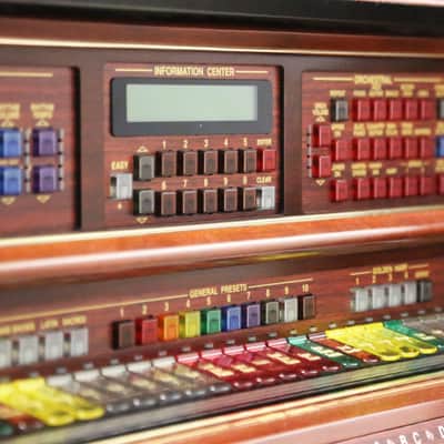 1999 Lowrey 510D Majesty Deluxe Home Organ Keyboard LX510 510 D MIDI Synthesizer Synth w/ Bench & Accessories image 12
