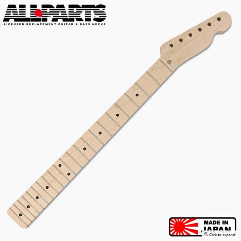 Allparts TMO-FAT Chunky Replacement Neck for Telecaster, Made in Japan image 1
