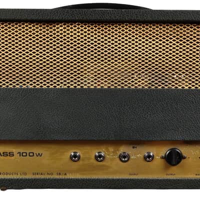 1972 Marshall JMP Super Bass 100w Electric Guitar Amplifier Head image 6