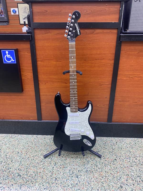 Fender Starcaster - Electric Guitar - 2000'S - Gloss Black image 1