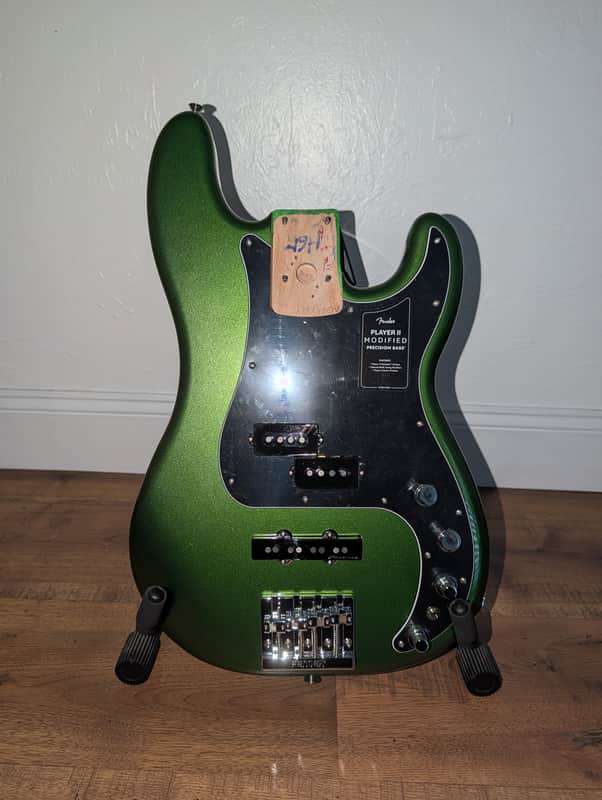 Fender Player II Modified Precision Bass Loaded Body 2025 - Harvest Green image 1