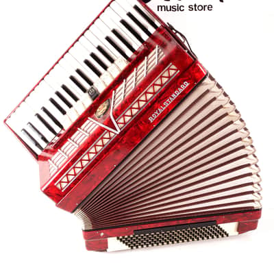 Immagine Royal Standard Montana (Weltmeister) 120 Bass Musette Top Accordion+Hard Case&Leather Straps - VIDEO - 8
