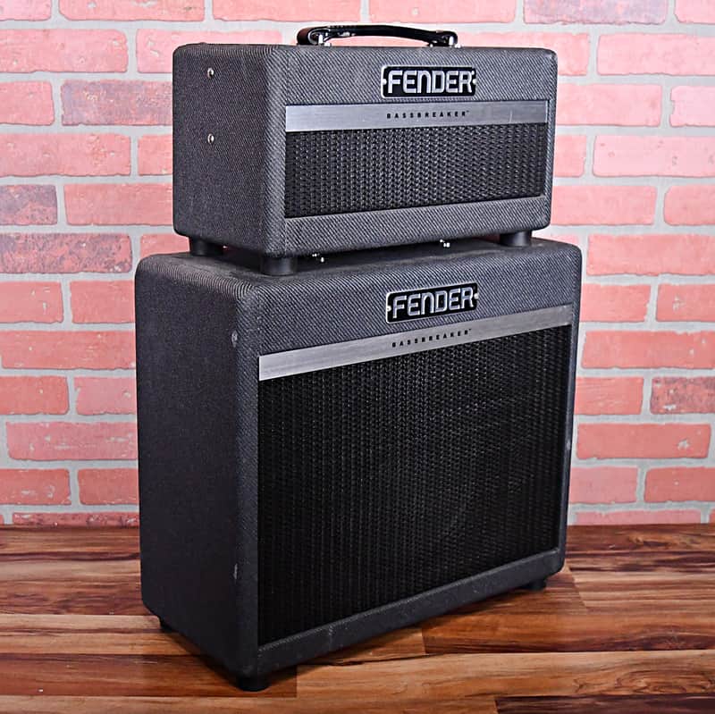 Fender Bassbreaker 007 - 7 watt Head and Matching 1 x 12 Extension Cab 2020 Grey Tweed image 1