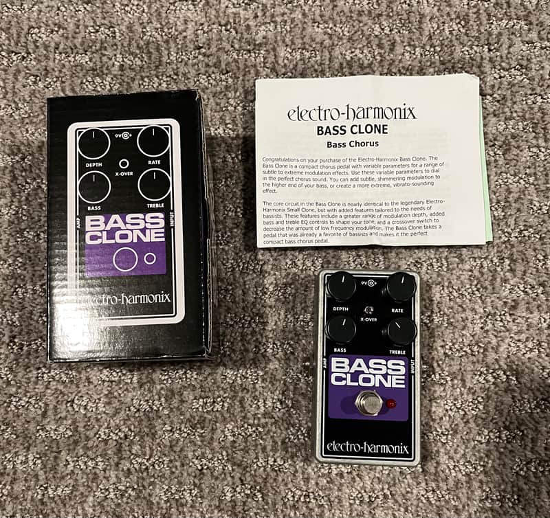 Electro-Harmonix Bass Clone Nano Analog Chorus 2016 - Present - Purple/Black