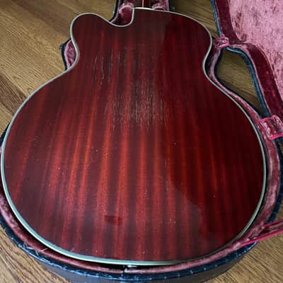 1962 GUILD SF-350 Stratford Starfire in Incredibly Rare All-Mahogany Cherry Finish image 11