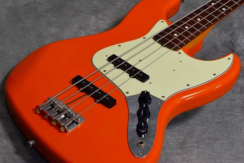 Fender Japan Jazz Bass JB62-75US Capri Orange | Reverb