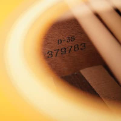 1976 Martin D-35 Dreadnought Acoustic Guitar w/ Original Case #58973 image 24