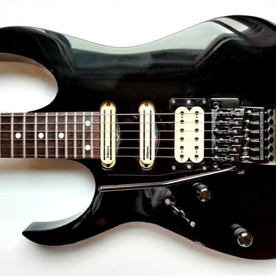 Ibanez RG560 1991 Black Lefty Left-Handed Rare MIJ w/OHSC image 2