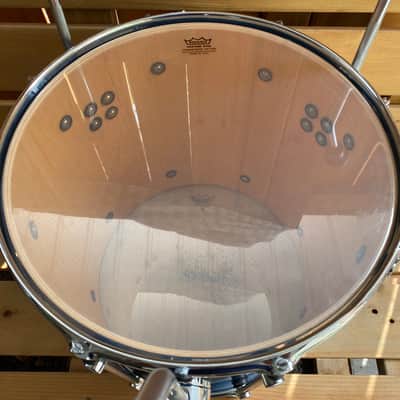SONOR DESIGNER 16" FLOOR TOM BLUE SPARKLE LONG LUGS / MADE IN GERMANY image 3