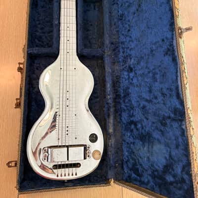 Rickenbacker Silver Hawaiian Model NS 100 Lap Steel 1937 - Nickel image 15