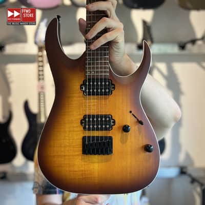 Ibanez RGA42FM-DEF - Dragon Eye Burst Flat image 1