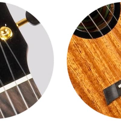 Flight Nomad Royal Series Solid Mahogany Top Rosewood Neck 4-String Tenor Ukulele w/Gig Bag & Humidifier image 7