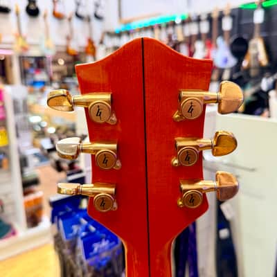 ✨1990✨ Gretsch 6120 Nashville Western Orange MIJ Terada~ Bigsby~ Japan + Case! image 11