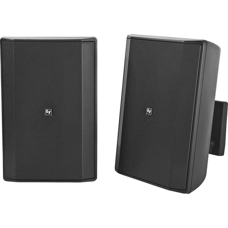 Electro-Voice EVID-S8.2B 8in 2-Way Surface Loudspeaker (Pair) - 8Ω - Black image 1