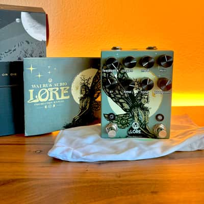Walrus Audio Lore Reverse Soundscape Generator 2022 - Present - Muted Green / Dark Green Fairy image 5