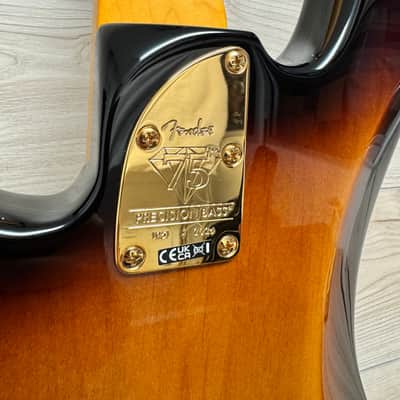 Fender 75th Anniversary American Professional PJ Bass, 2-Color Sunburst image 12