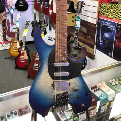 Ibanez QX54QM Blue Sphere Burst Flat with Gig Bag - Free Shipping image 2