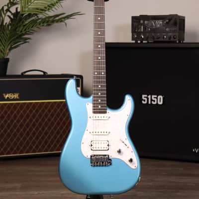 2016 Schecter USA Custom Shop Traditional Wembley Lake Placid Blue SSS image 1
