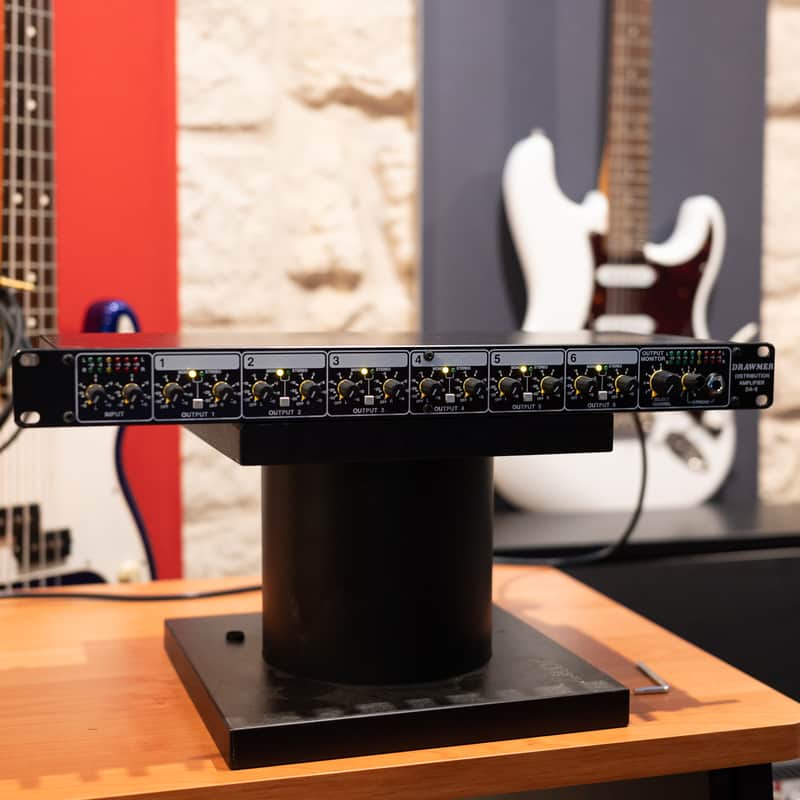 2018 Drawmer DA6 Distribution Amplifier Black