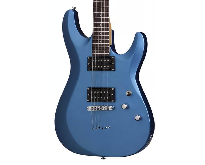 Schecter C-6 Deluxe Electric Guitar - Satin Metallic Light Blue - Open Box image 1
