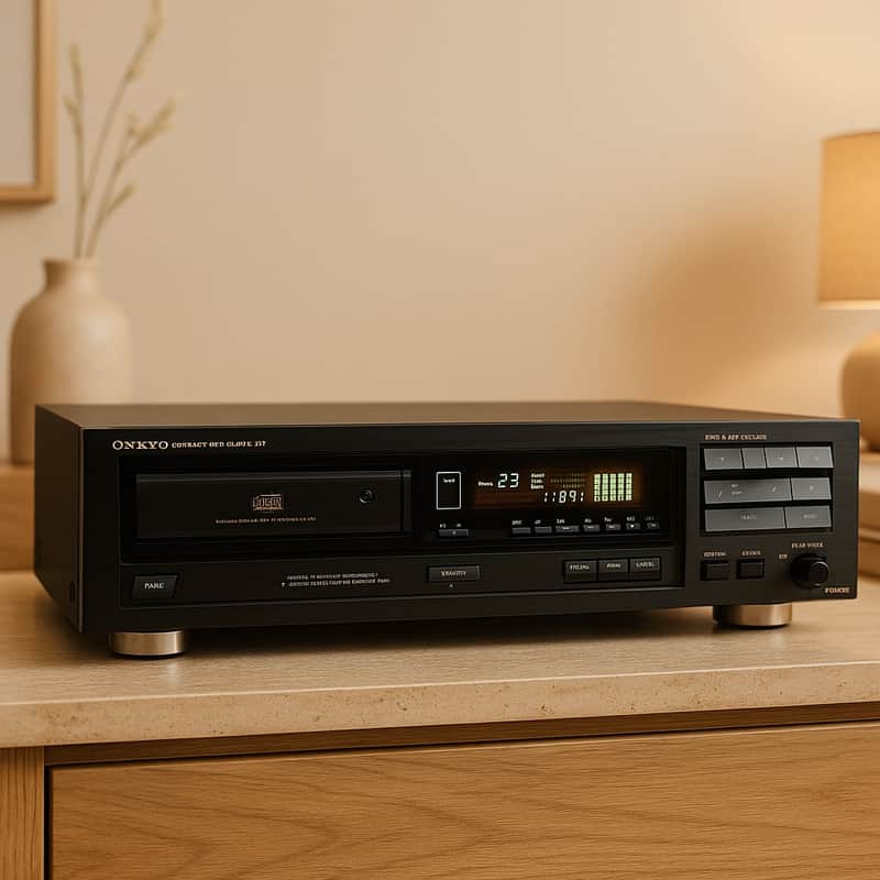 Onkyo DX-6640 Rare Vintage CD Player Serviced Warranty Tested Remote Serviced image 1