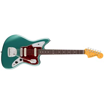 American Professional Classic Jaguar SS RW Faded Sherwood Green Metallic + Housse Fender image 3