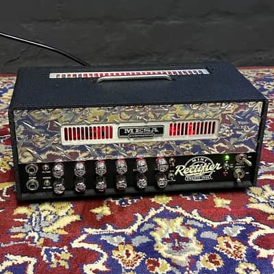 Mesa Boogie Mini Rectifier 25 Amp 2010's Chrome UK / European Power Supply Guitar Amplifier image 3