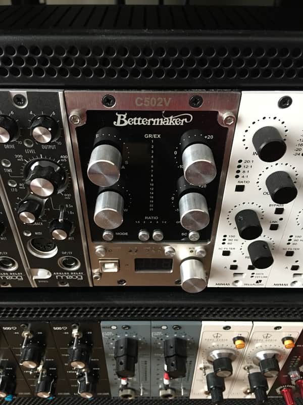 Bettermaker C502V 500 Series Stereo Compressor Module 2010s - Black image 1