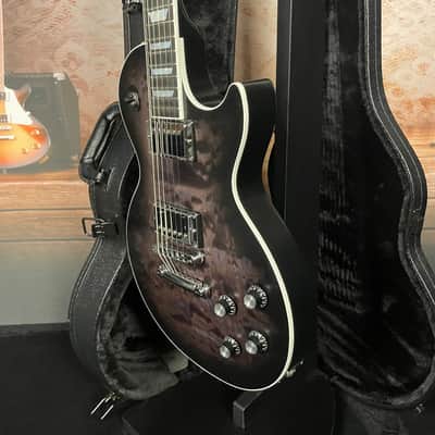 Gibson Mark Morton Signature Les Paul Modern Quilt 2026 - Translucent Ebony Burst Satin image 11