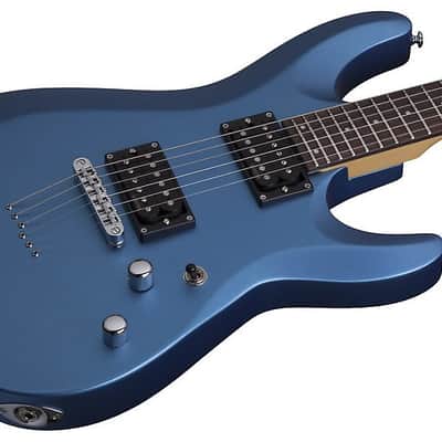 Schecter C-6 Deluxe Satin Metallic Light Blue SMLB Electric Guitar B-Stock C6 C 6 image 3