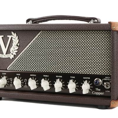 Used Victory VC35 The Copper Guitar Amplifier Head, Wooden Sleeve, 30 Watts image 4