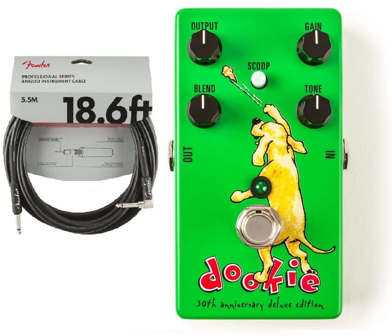 MXR DD30 Green Day Dookie Drive 30th Anniv Dlx Ed (w/1 Free Fender 18' Cable) image 1
