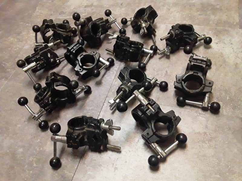 Large Tama Power Tower Drum Rack Clamps Lot - Packed & Ready to Be Shipped - (*Very Rare to Find*) image 1