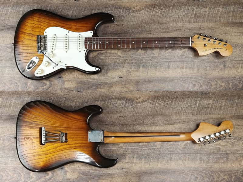 MyDream Partcaster Custom Built - Swamp Ash Tobacco Burst SRV image 1