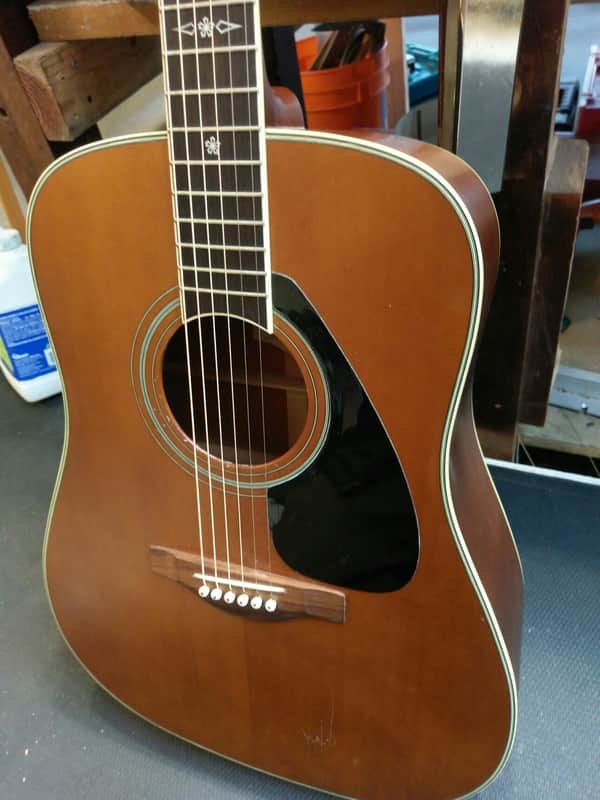 Yamaha LW-15 1995 Acoustic Dreadnought Solid Top | Reverb