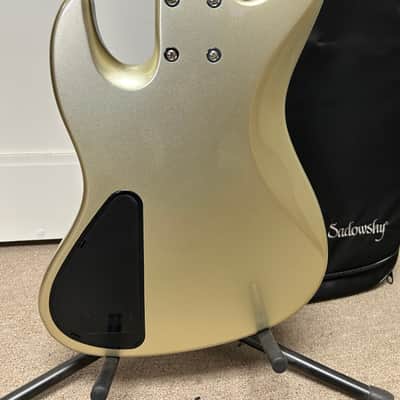 Sadowsky MetroExpress Vintage J/J 5 String Bass w/Maple Fingerboard - Champagne Metallic image 4