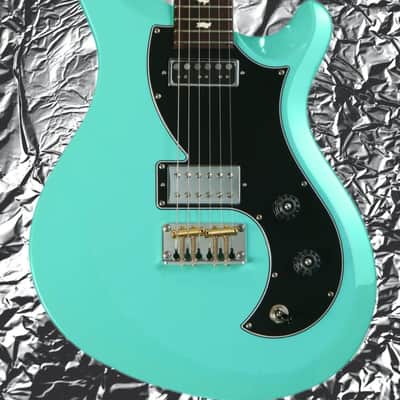 PRS S2 VELA 1 OF 1 - CUSTOM ORDER ! BIRD INLAYS ,SEA FOAM GREEN -PLEK'D image 7