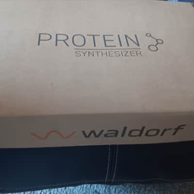 Waldorf Protein Desktop Synthesizer 2025 - Present - Black with Blue Sides image 3