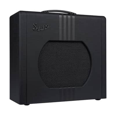 Supro Delta King 12 1 x 12-inch 15-watt Tube Combo Amp - Black and Black image 4