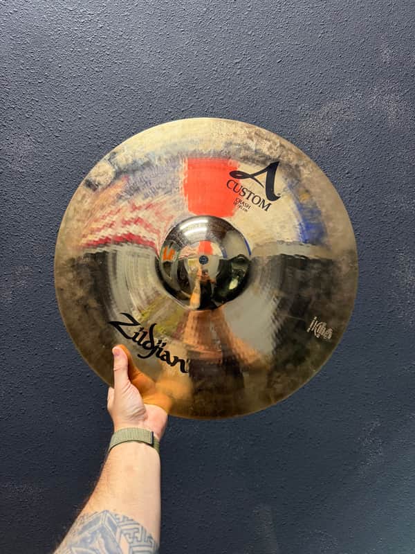 Zildjian 18" A Custom Crash Cymbal 1991 - Present - Brilliant image 1