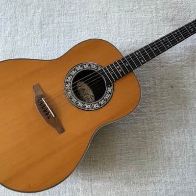 1970’s USA Ovation Balladeer Acoustic Electric Guitar Model 1112 4 + OHSC Case image 6
