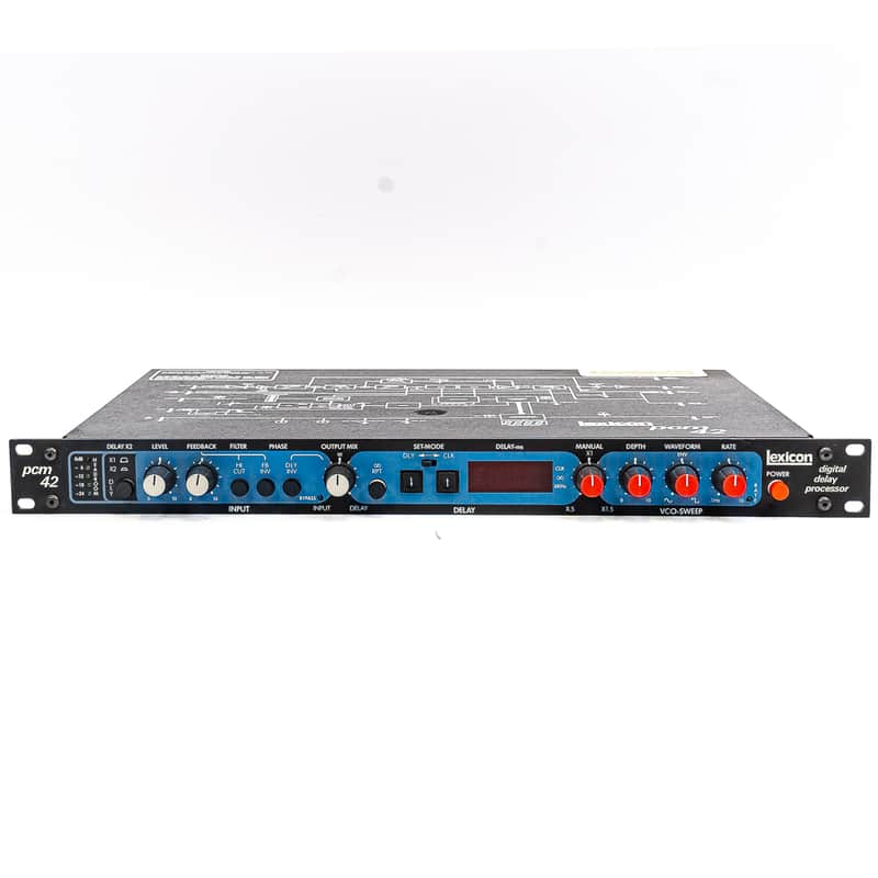 Lexicon PCM 42 Vintage Digital Delay Rack Mono Studio Delay Processor image 1