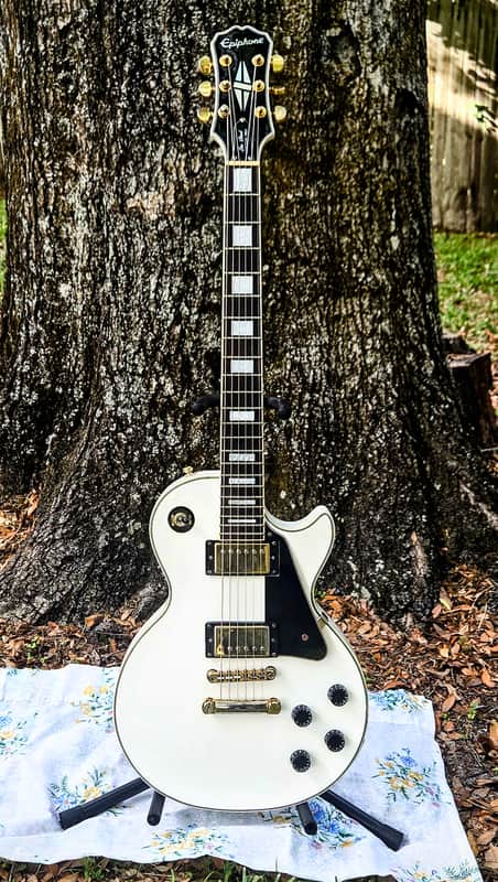 Epiphone Les Paul Custom Pro 2016 - Alpine white image 1