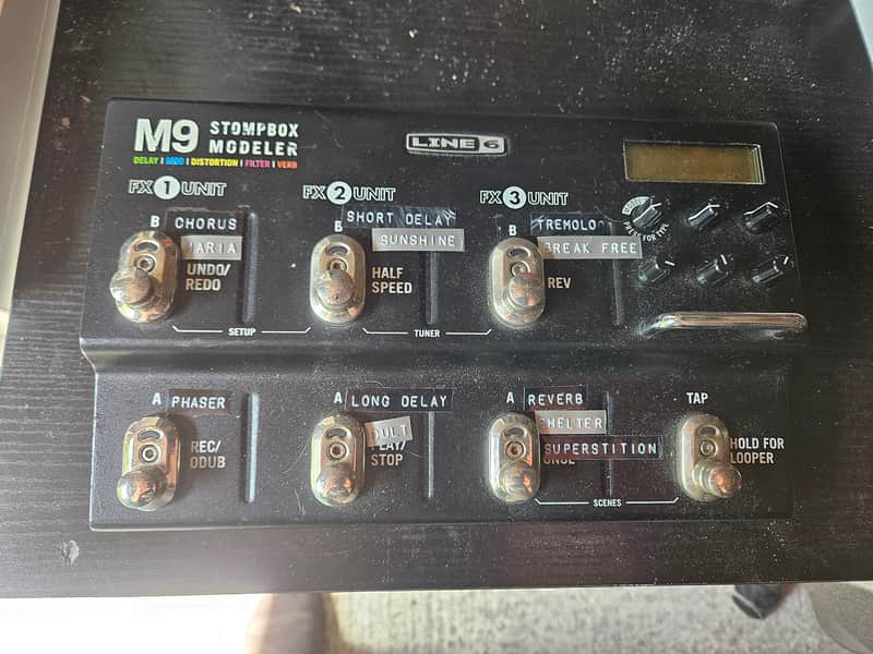 Line 6 M9 Stompbox Modeler 2010s - Black image 1