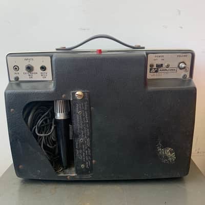 Ampli-Vox by Perma-Power S-220 Portable Announcer PA System 1970's-1980's Lo Fi Circuit Bent Mic image 2